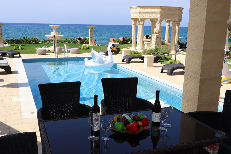 5 Star Private Cyprus Villa on the Beach, Paphos Villa 1410