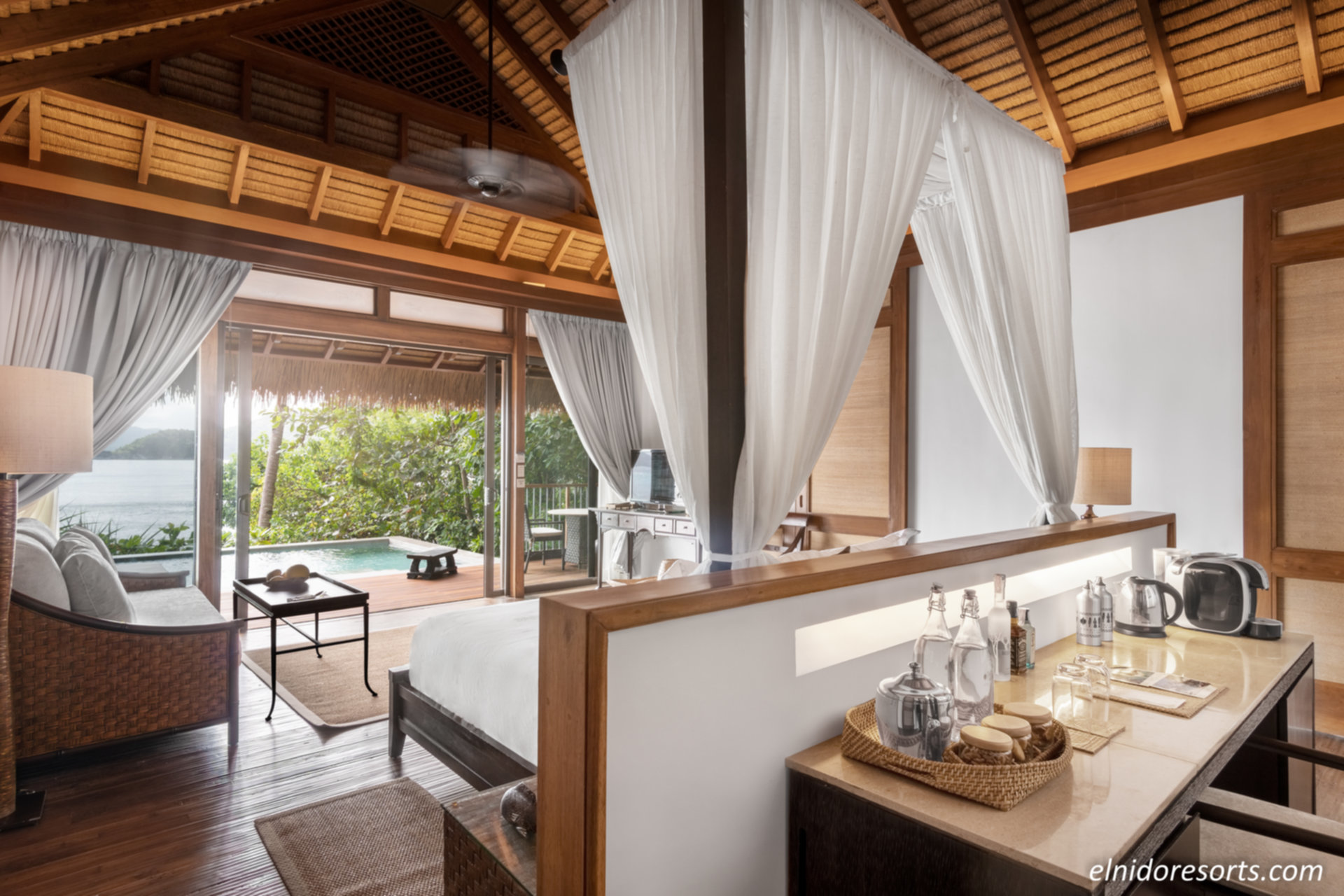 5 Star Exclusive Canopy Villa on Pangulasian Island Resort, El Nido Villa 1012