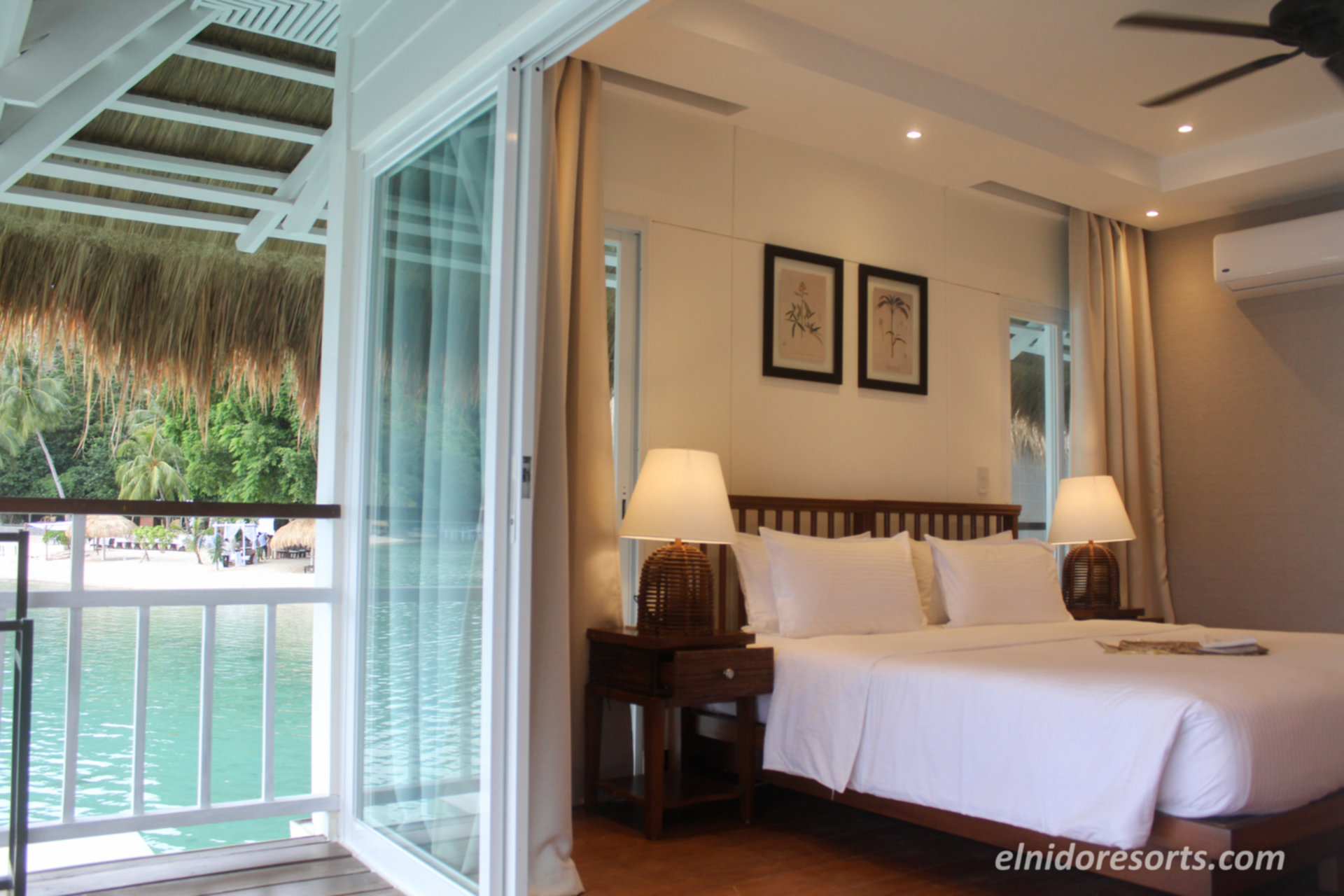 5 Star Exclusive Water Cottage on Apulit Island Resort, El Nido Cottage 1001