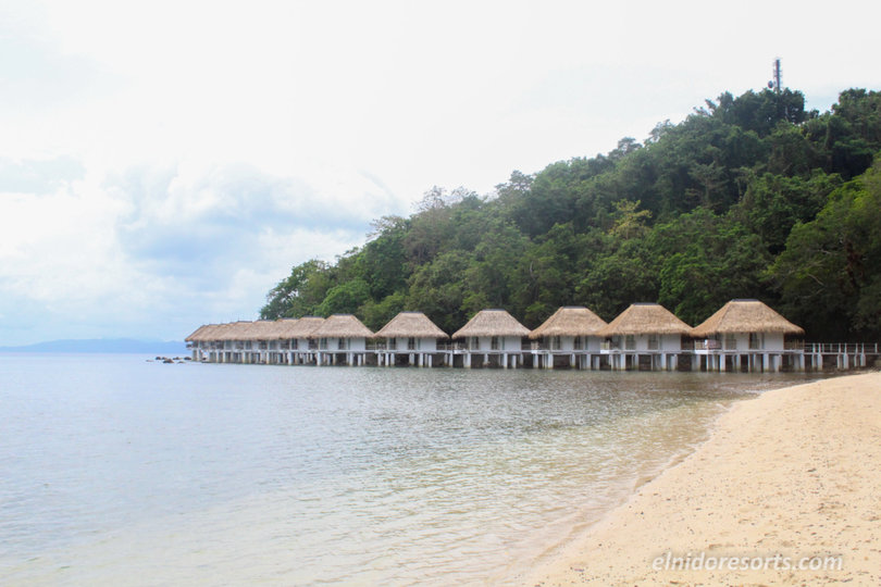 Beautiful 5 Star Loft Water Cottage with Sea Views on Apulit Island Resort, El Nido Cottage 1002