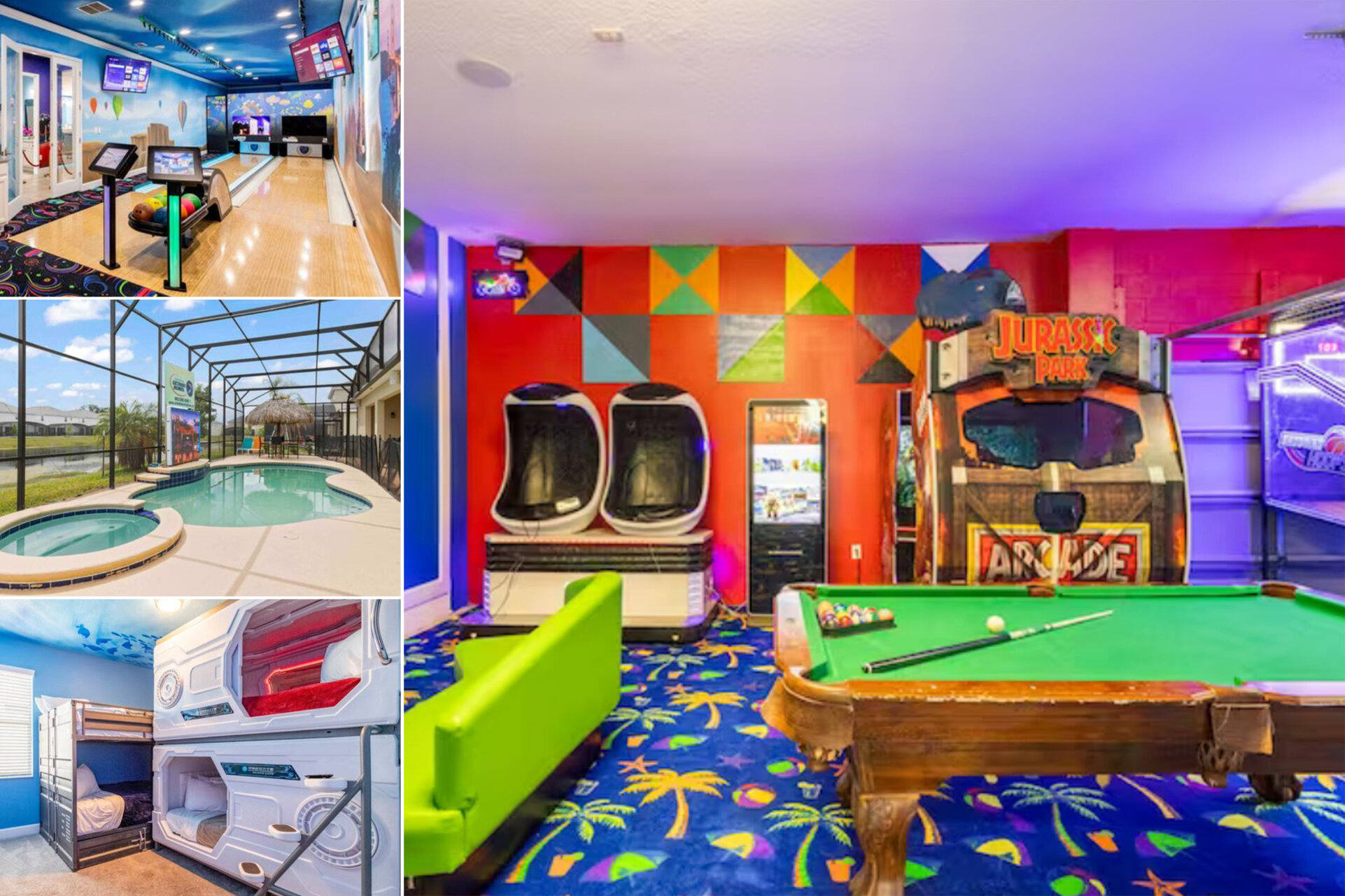 Exclusive Mansion with Large Private Pool on Veranda Palms,  Orlando Mansion 5378