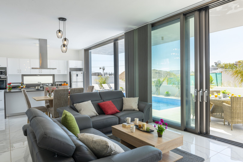 Luxury Modern 3 Bed Villa Near the Beach, Protaras Villa 1077