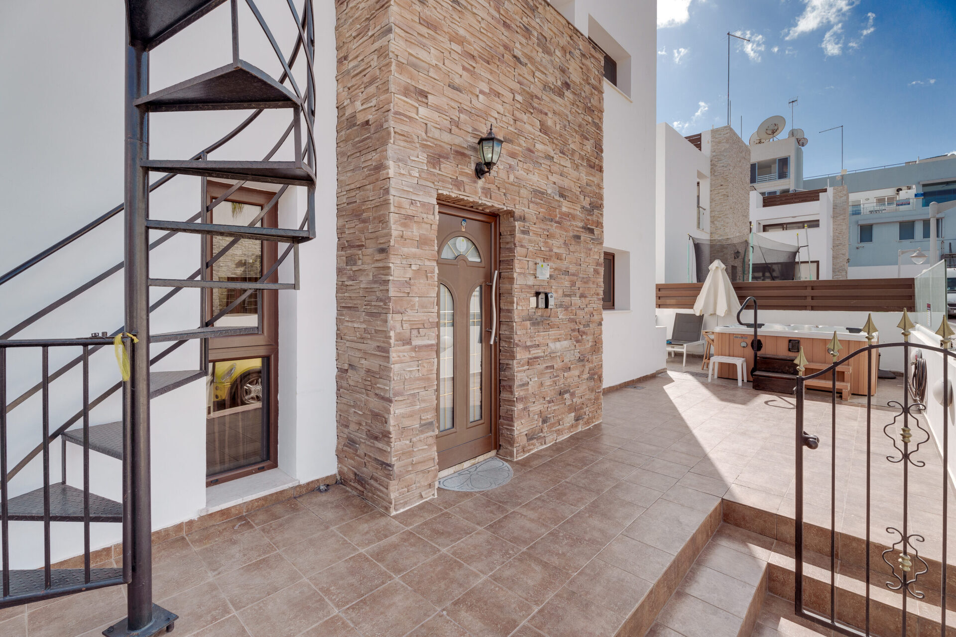Splendid Villa with Sea view from Balcony in Protaras, Protaras Villa 1675
