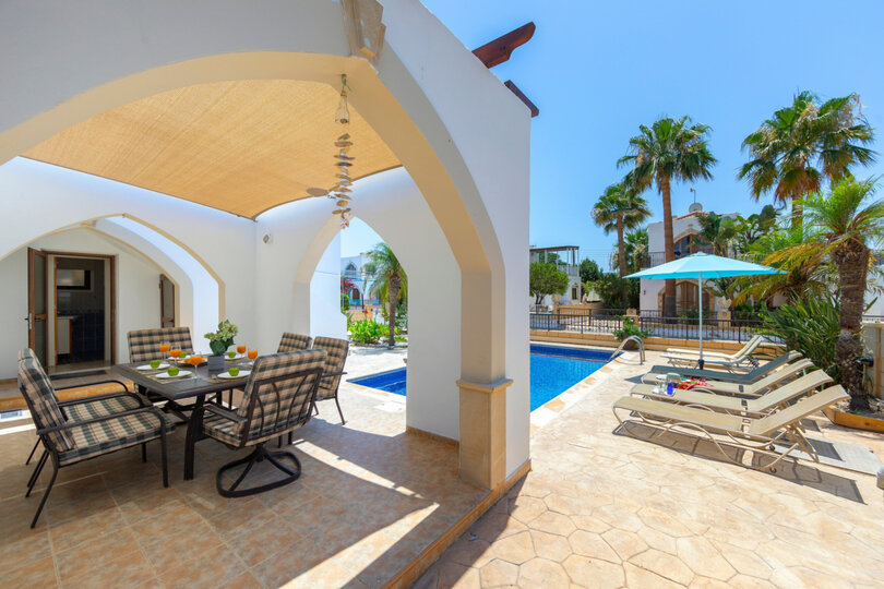 Luxury 4BR Beach Villa Rental, Famagusta Villa 1022
