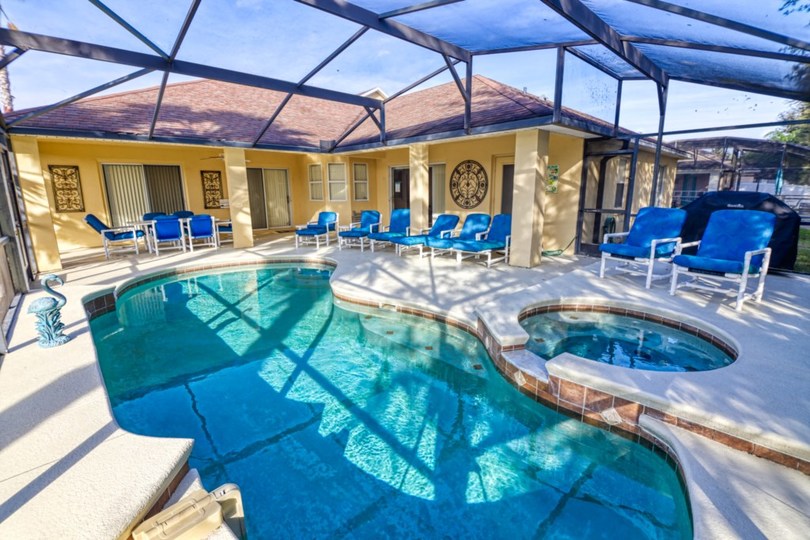 Luxury Villa with Fantastic Private Pool on The Abbey at West Haven, Florida Villa 6153
