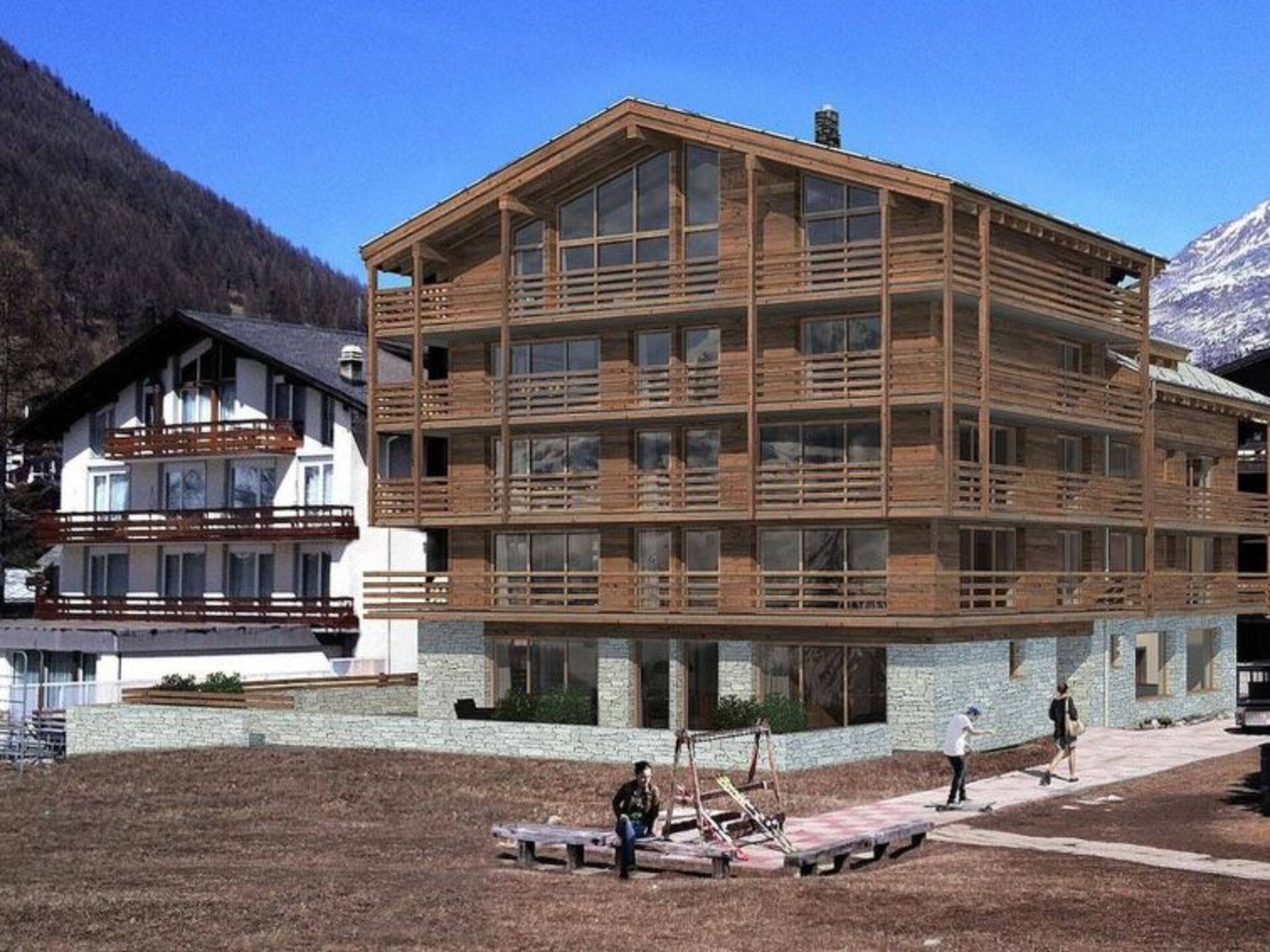 Serene Oasis in Saas-Fee Villa, 1419