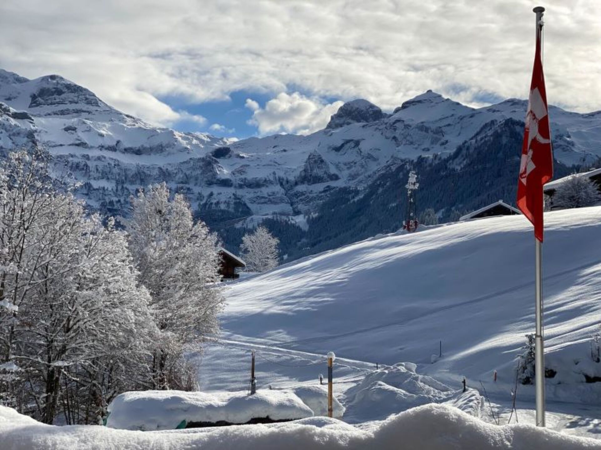 Cozy 2 Bedroom Oasis in Lenk's Heart, 1188