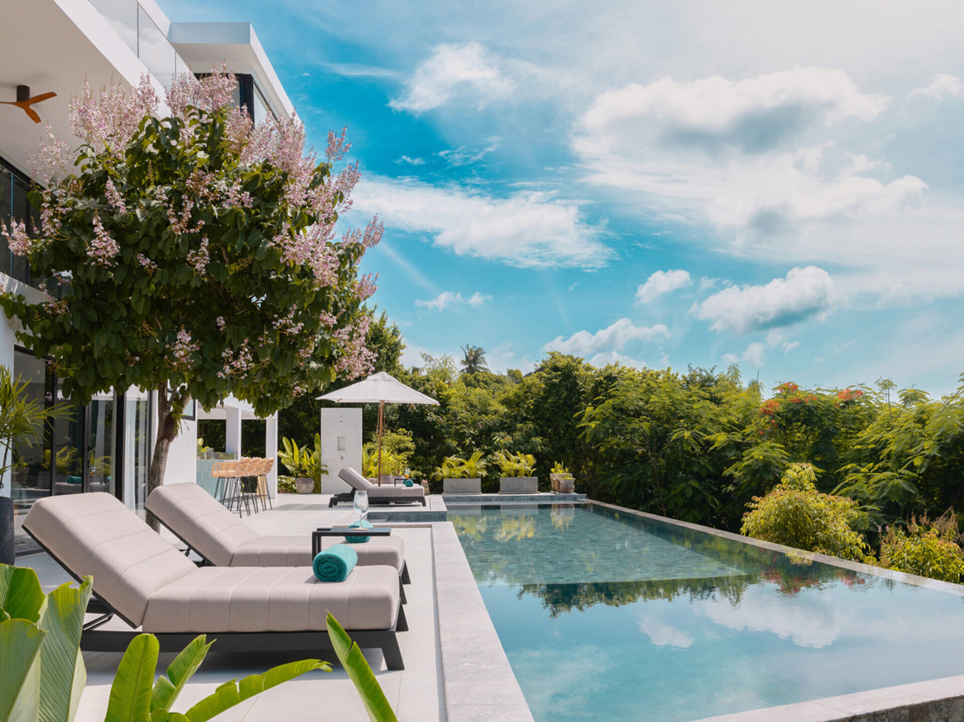 Pool area