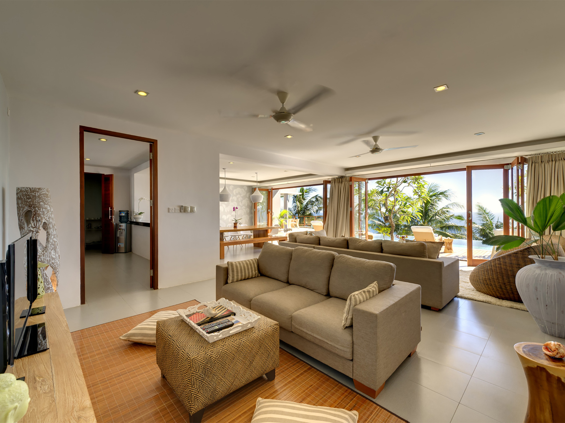 Living Room and Dining Area