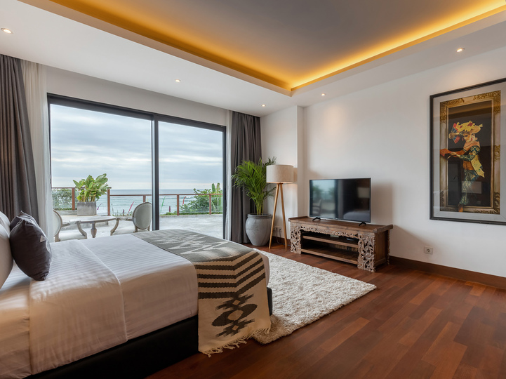 Tirtha Bayu Villa I - Deluxe Suite with terrace and sea view