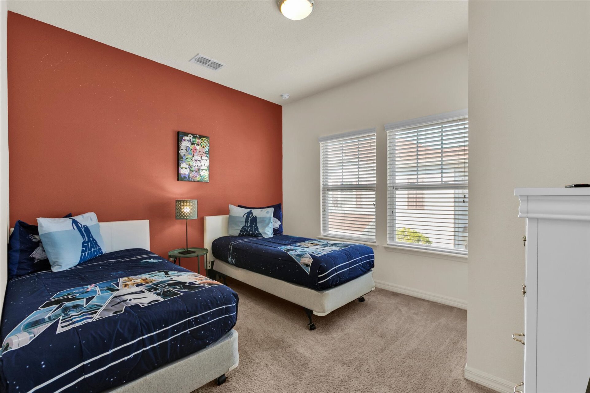 Two Twins Bedroom 3 Upstairs 
Star Wars Theme