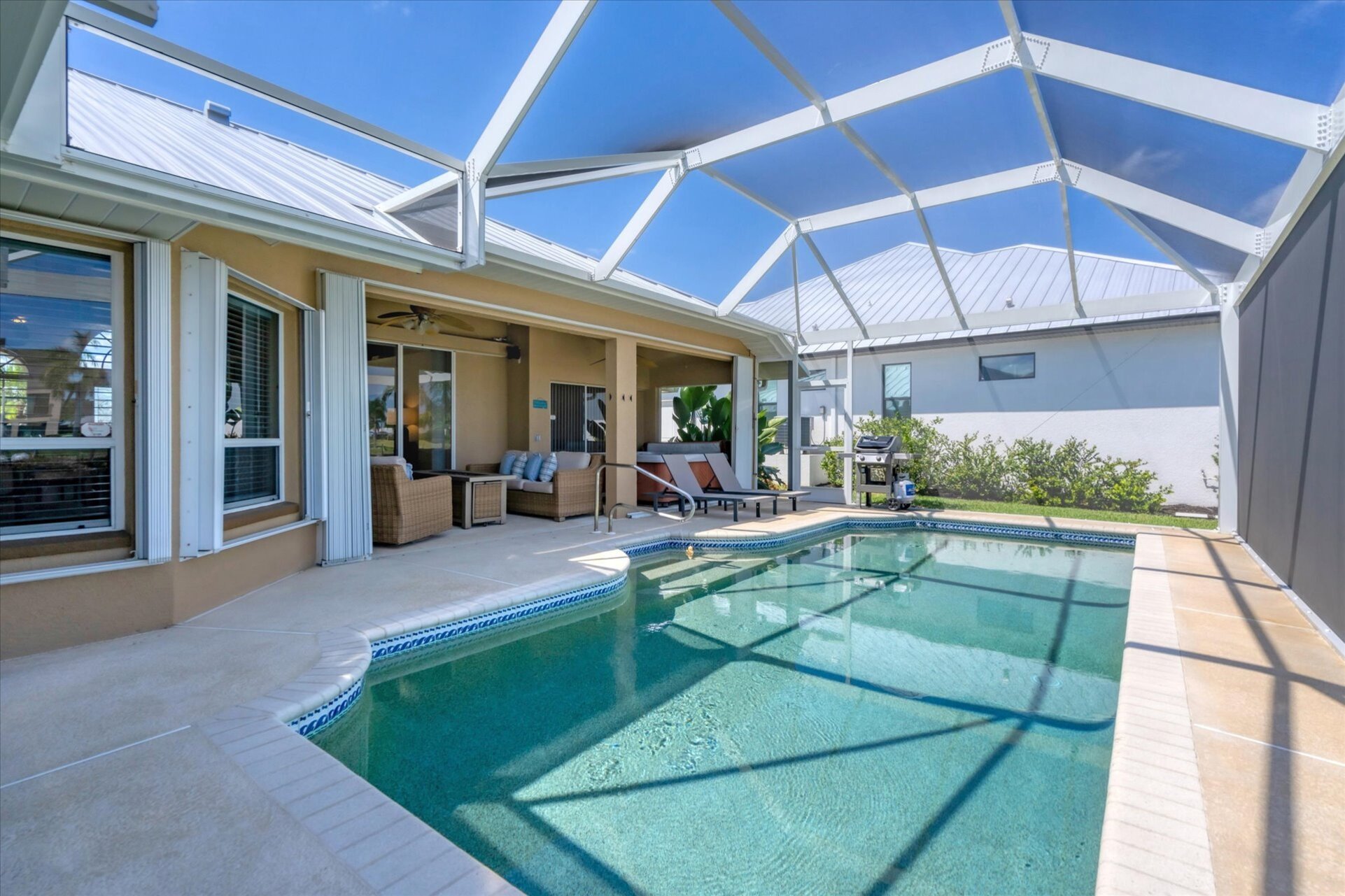 Sparkling pool