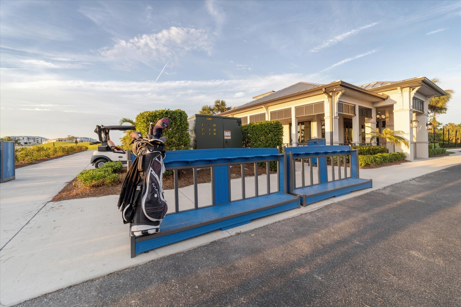 Park your golf bag