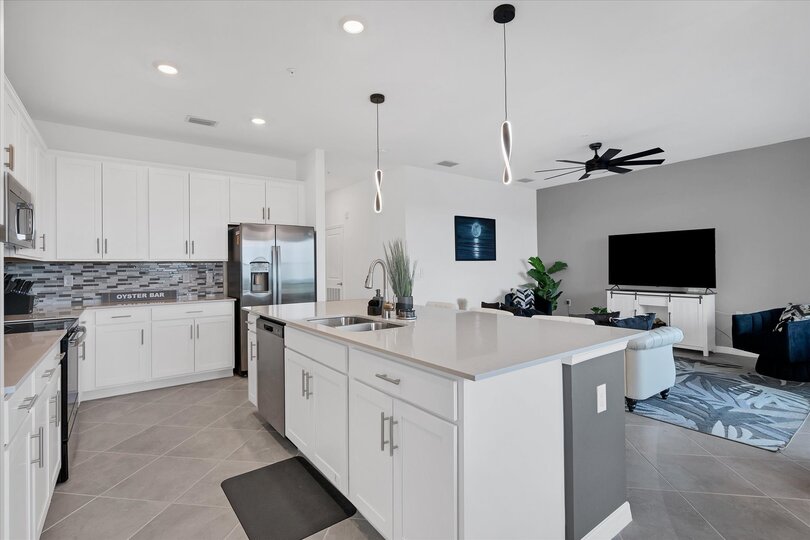 Open and spacious kitchen