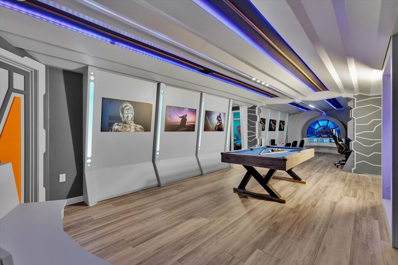 Game Room / Loft - Star Wars, Upstairs
Pool Table