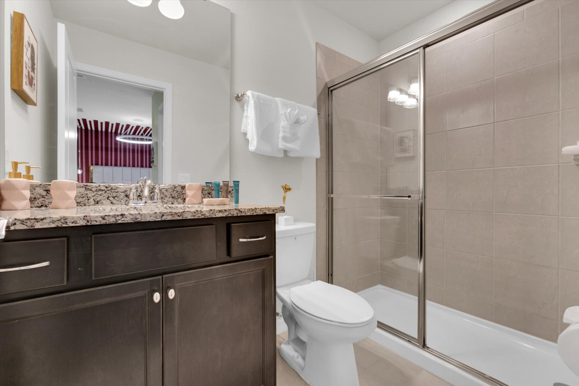 Master Suite Bathroom 7, Shower, Upstairs