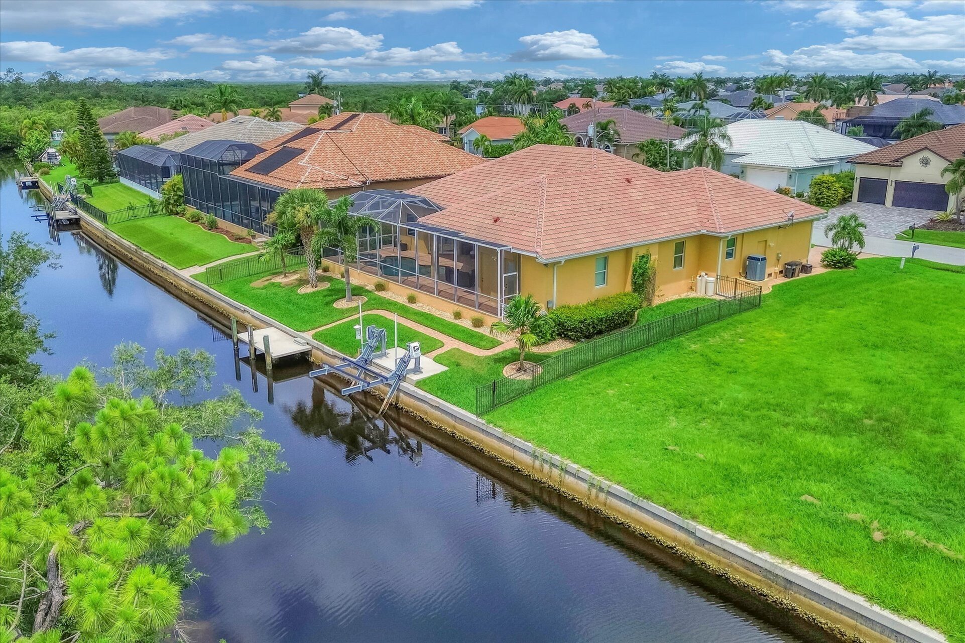 Stunning waterfront home with private pool & spa in Burnt Store Isles in historic Punta Gorda
