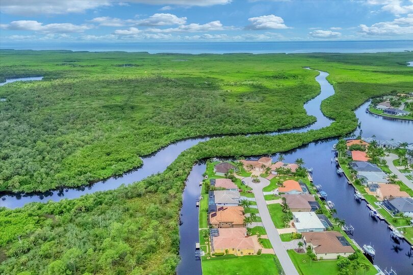 Stunning waterfront home with private pool & spa in Burnt Store Isles in historic Punta Gorda
