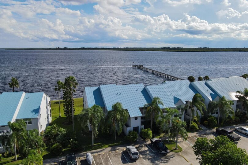 Beautiful waterfront community
