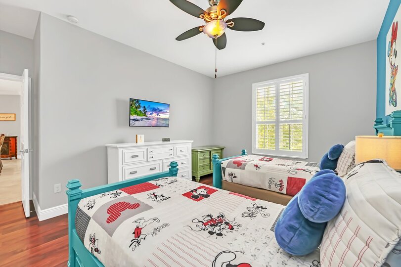 Kids will love having everything they need in their bedroom with a TV and gaming system