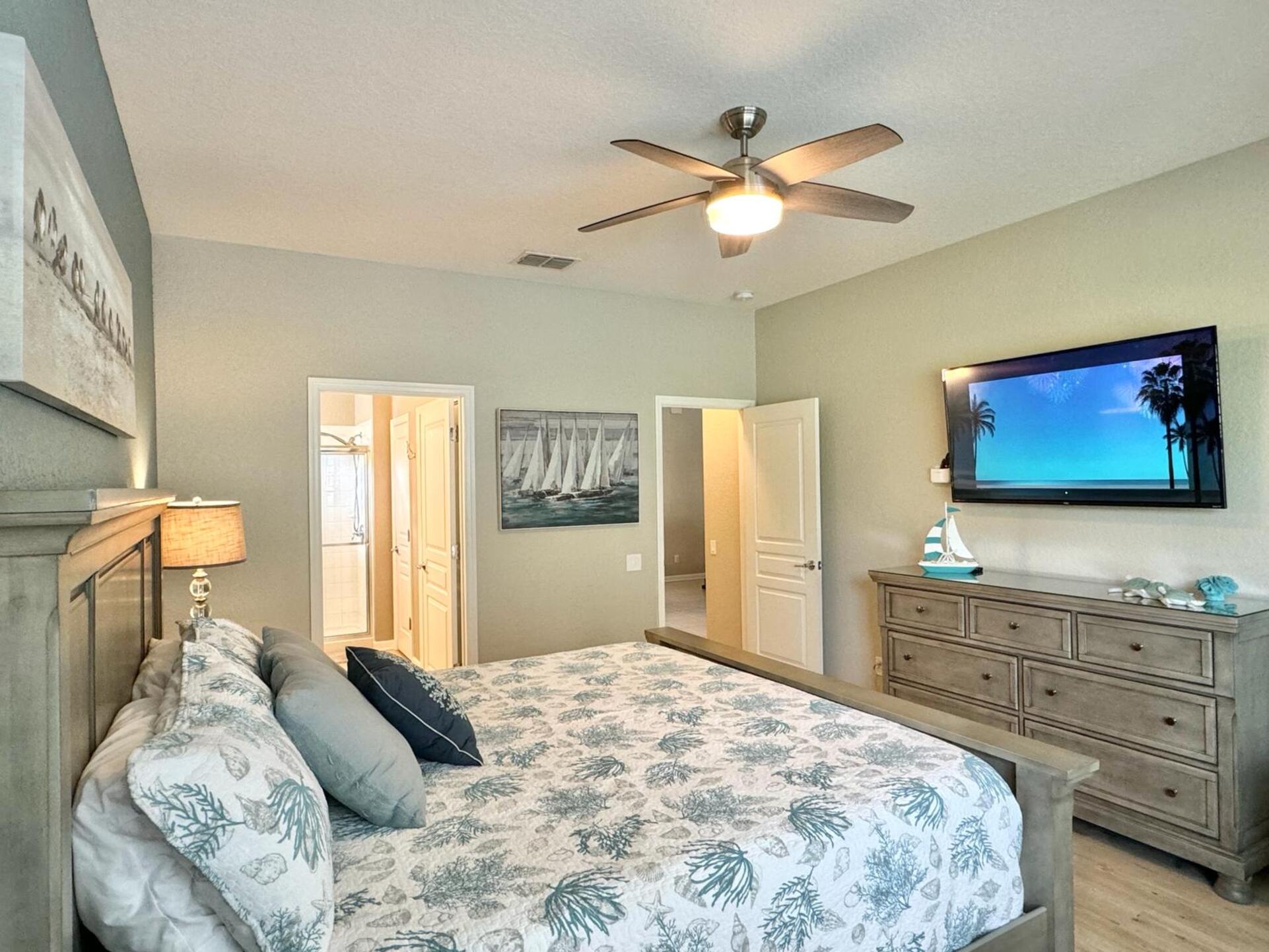 Relax and watch your favorite movies or shows on the 55-inch SMART TV in the comfort of your own private suite
