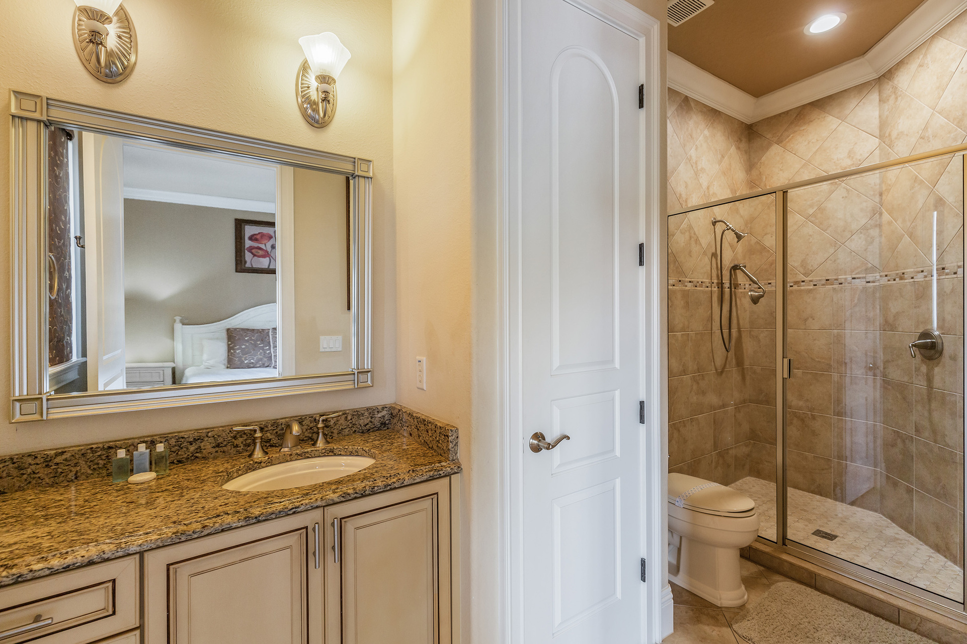 Ensuite bathroom with walk-in shower
