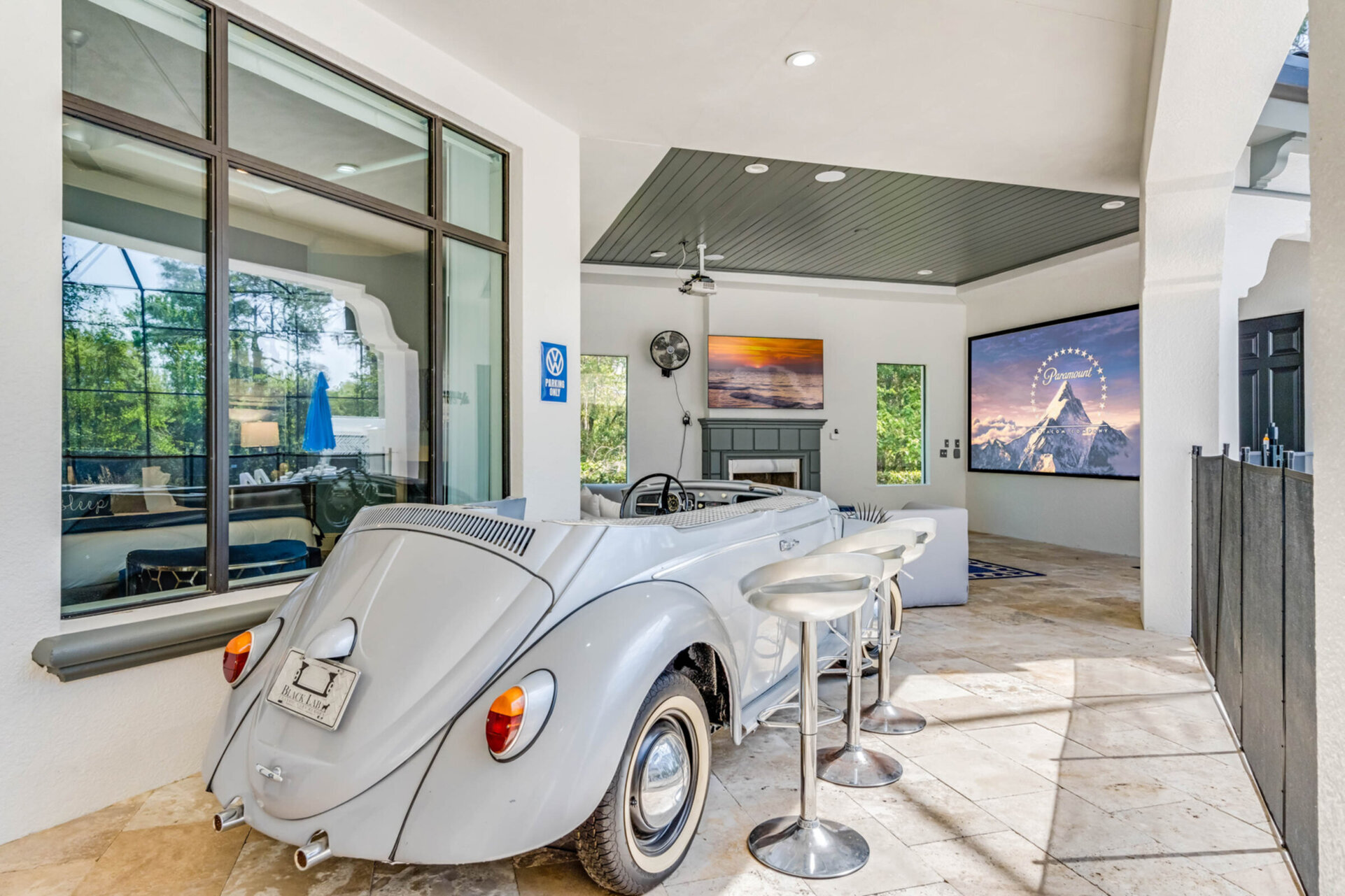Enjoy a cold beverage at this unique themed bar