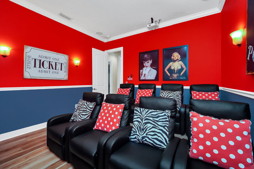 Comfortable seating for you to relax and watch your favorite movie