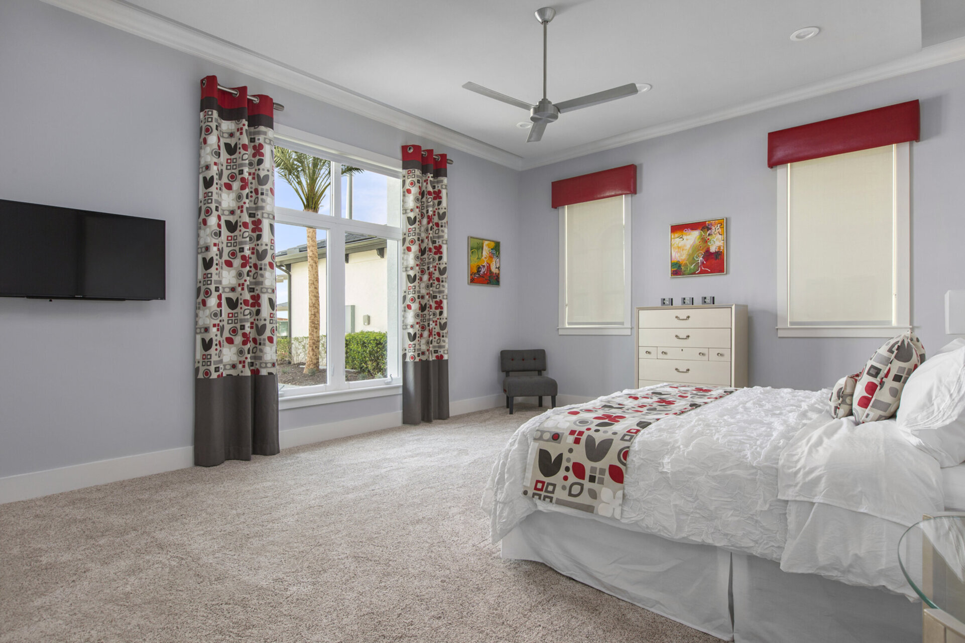 Master suite 5 located on the first floor