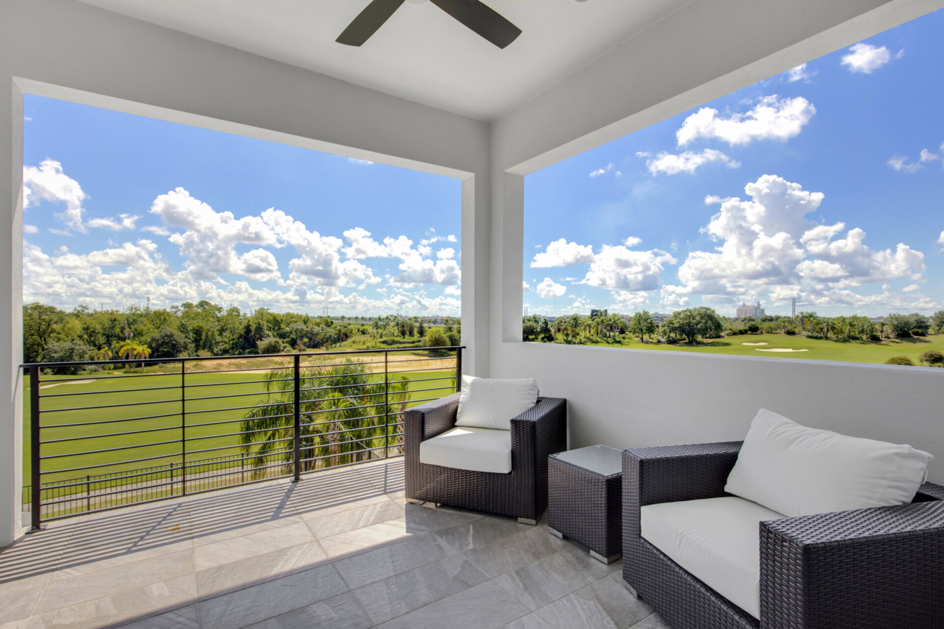 Unwind with a great view of the Grande from your second floor balcony