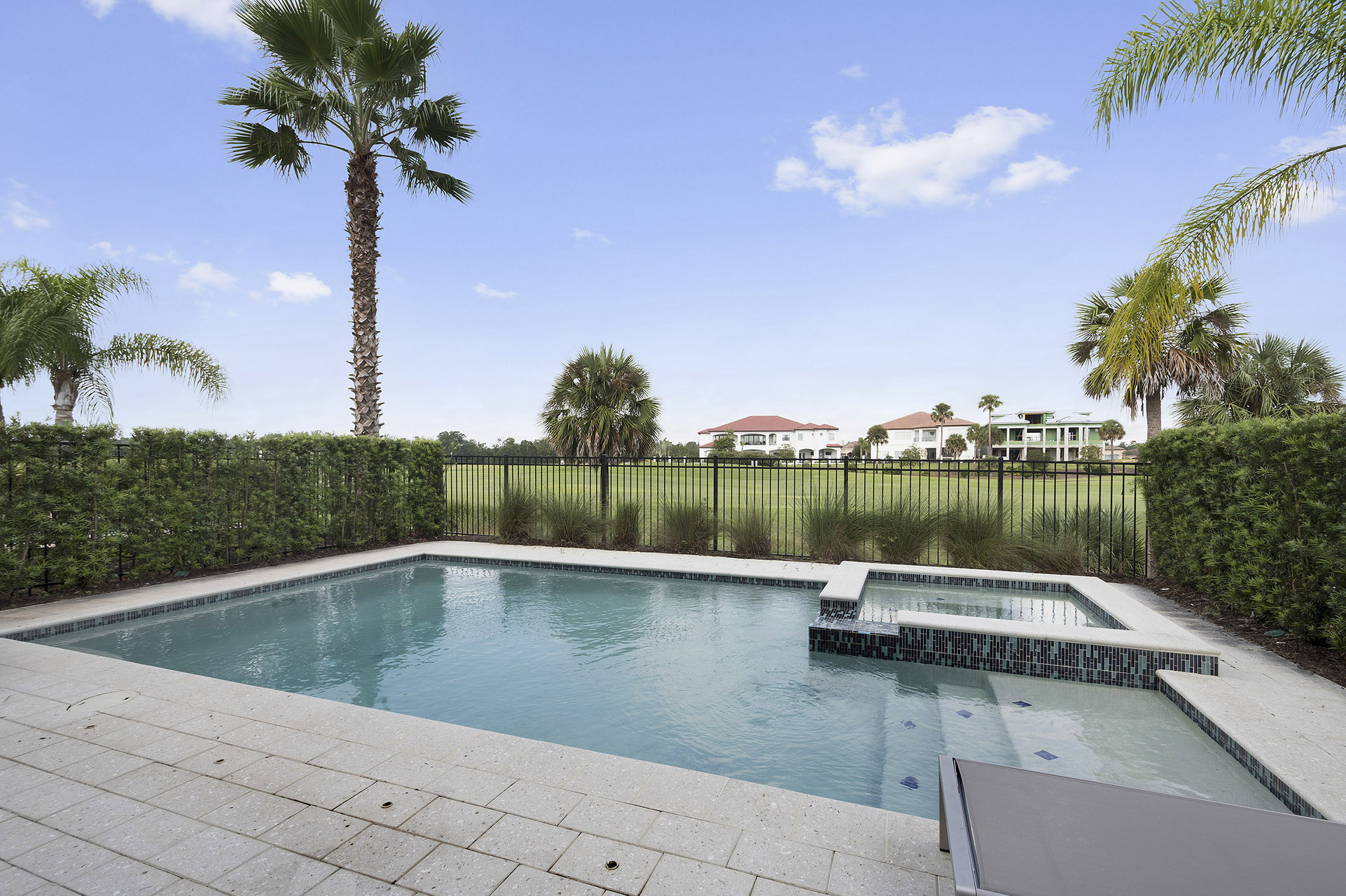 Soak up the sun in the west facing private pool
