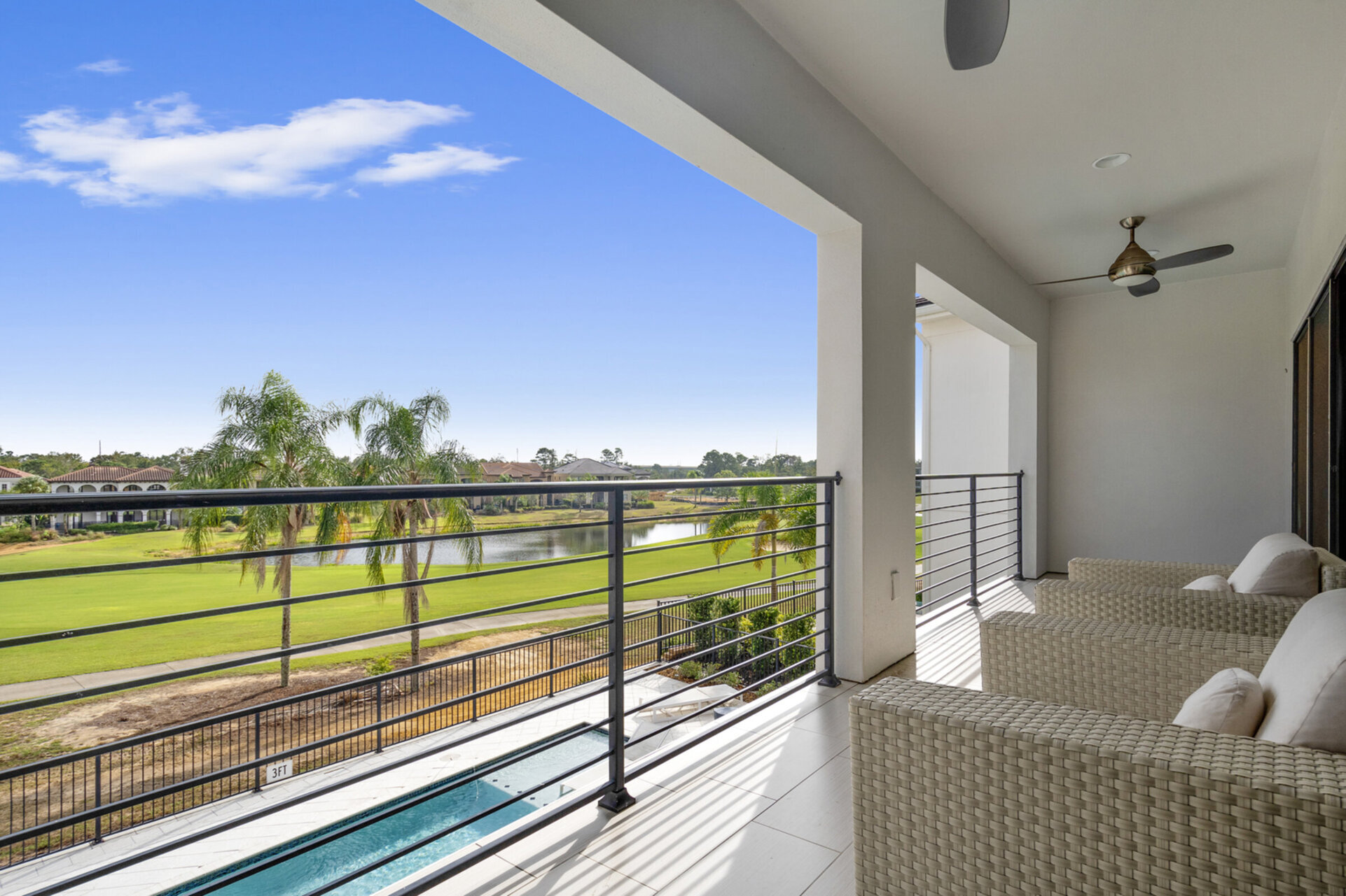 Enjoy unbeatable views from your private balcony
