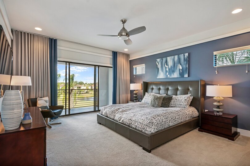 Master Suite 5 features a King bed and balcony access