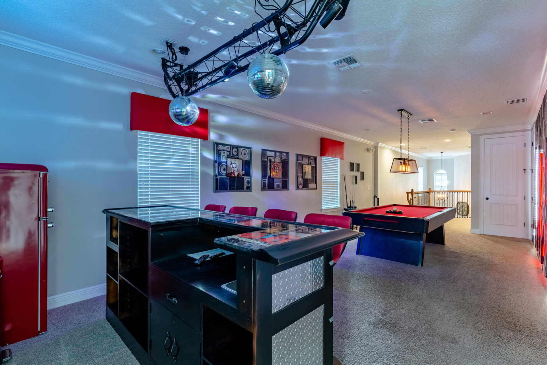 Rock out in the super cool loft area.