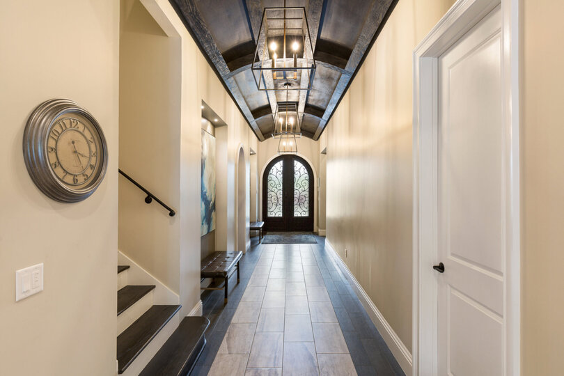 Be greeted by the foyer area