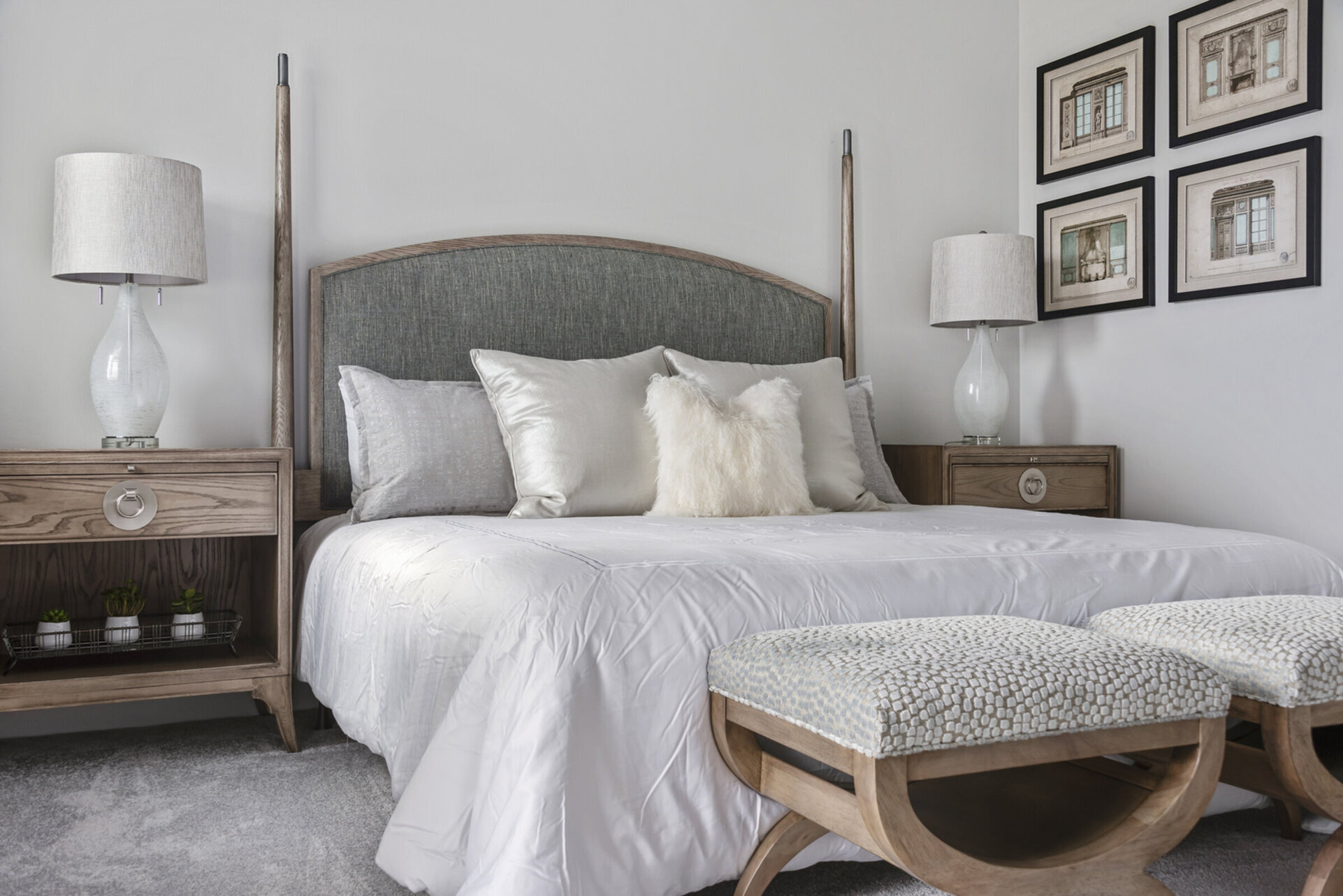 A beautiful suite featuring a King sized bed