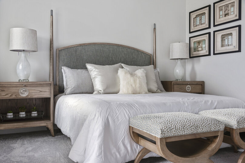 A beautiful suite featuring a King sized bed