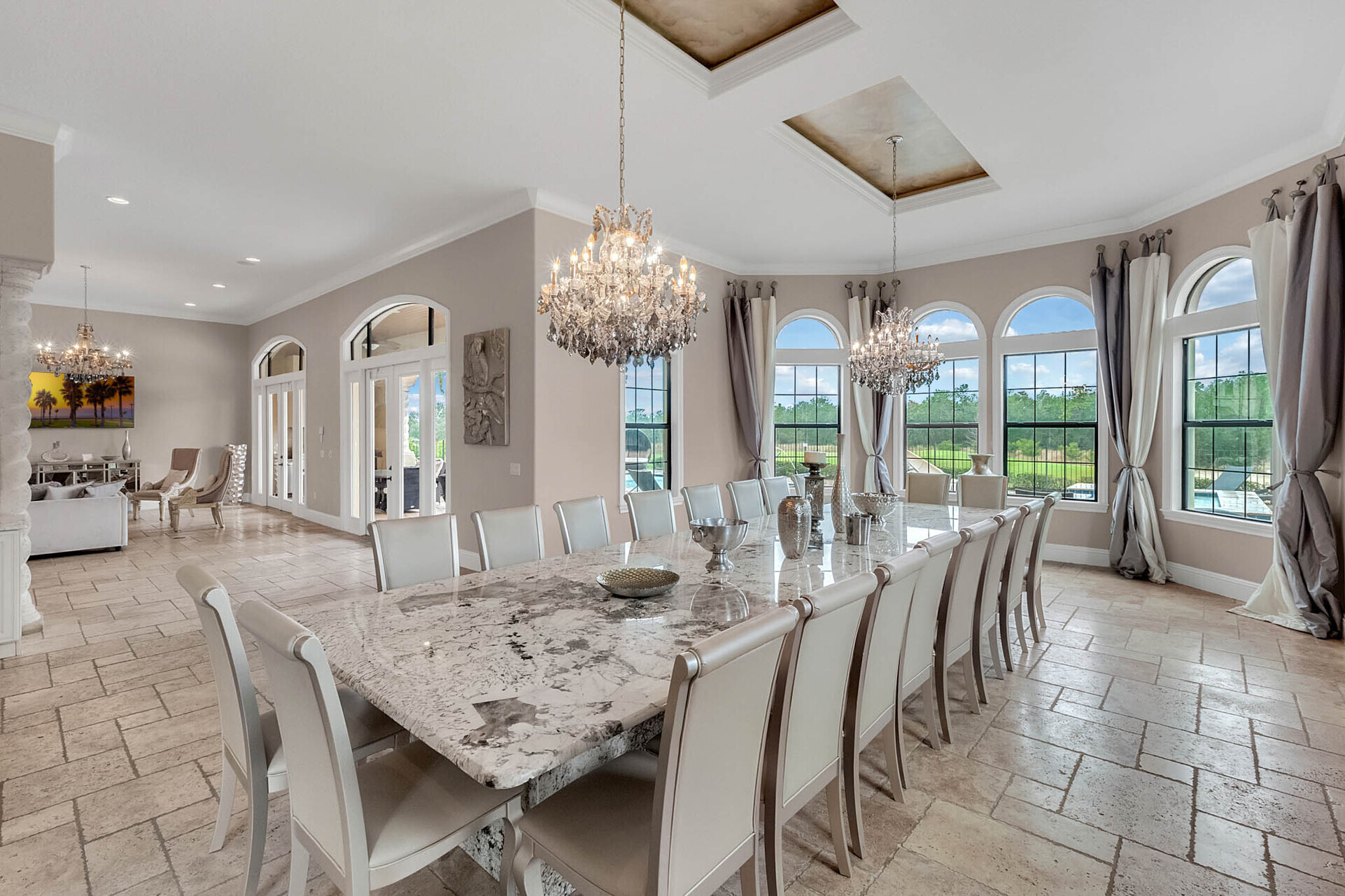 A beautiful open concept living space is perfect for the whole family to spend time together