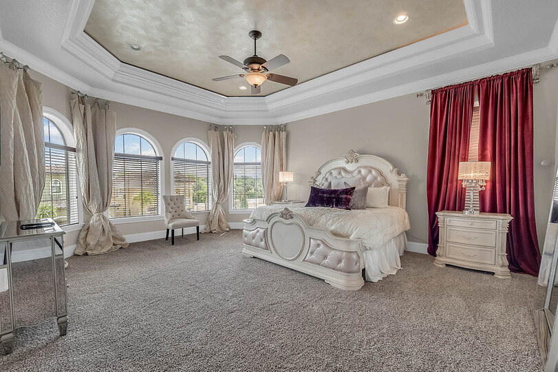 This King suite is perfect for getting a good night of sleep after busy vacation days