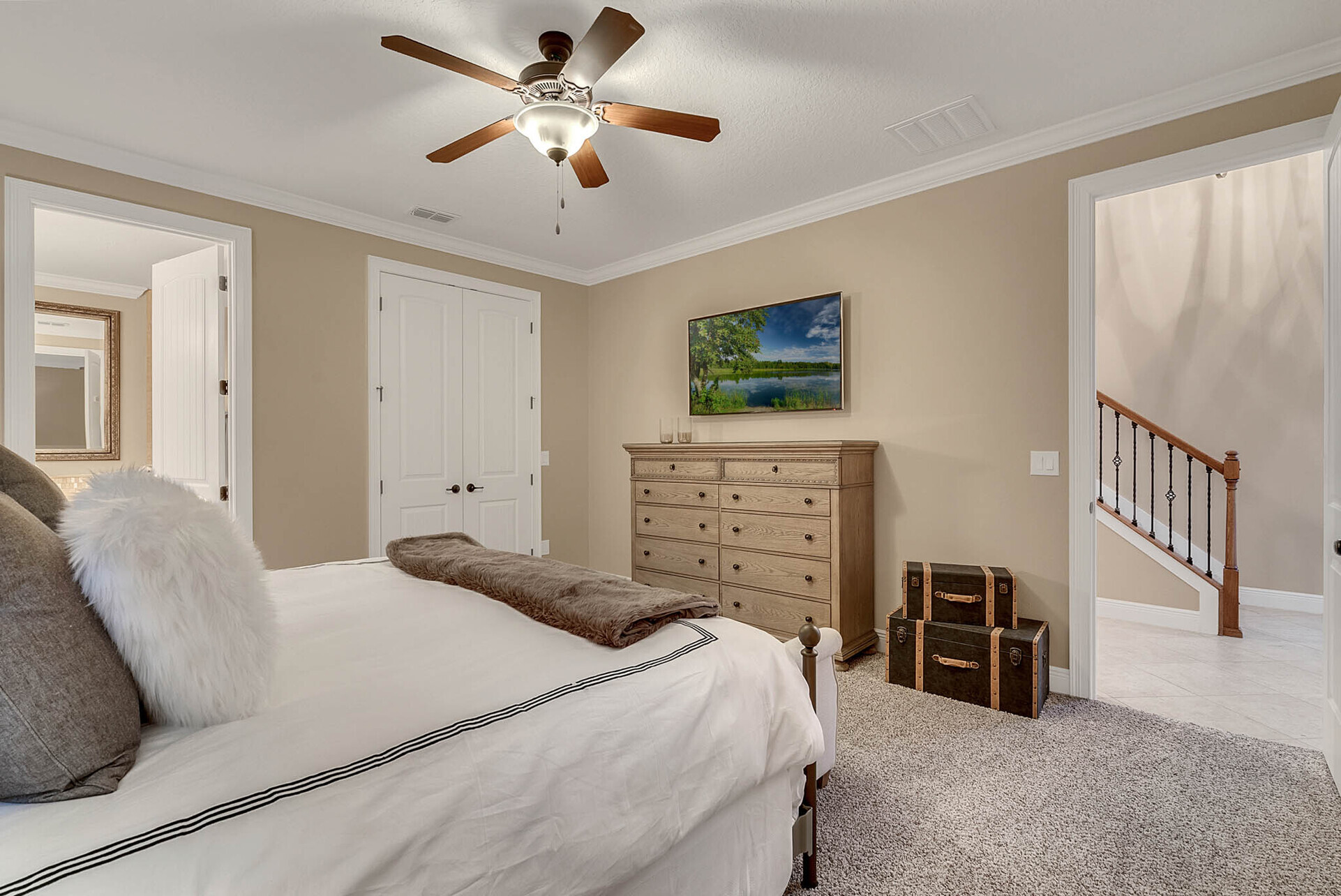 The Italian suite has a great location on the first floor