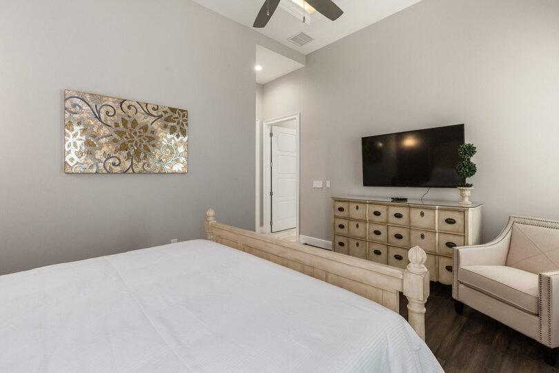 Enjoy a sitting area and TV