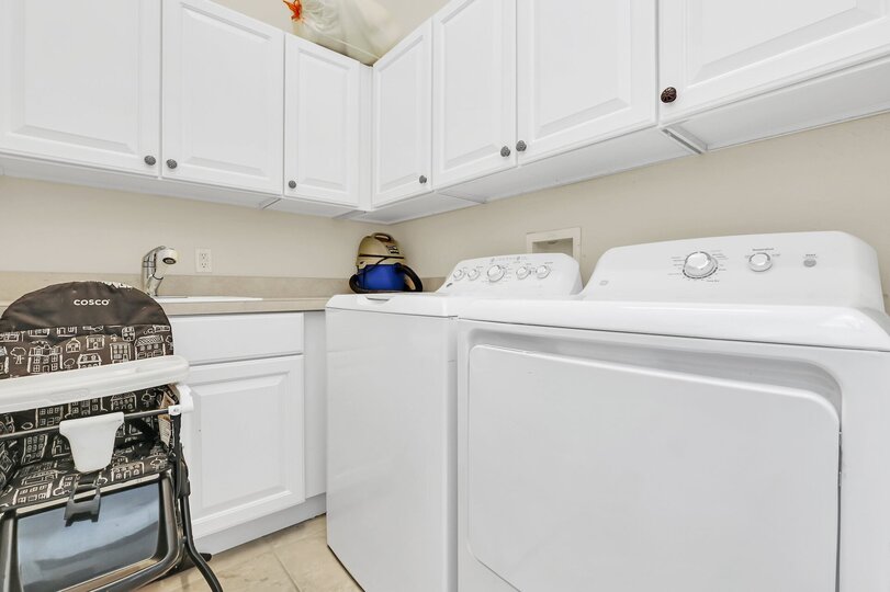 Laundry room on the first floor