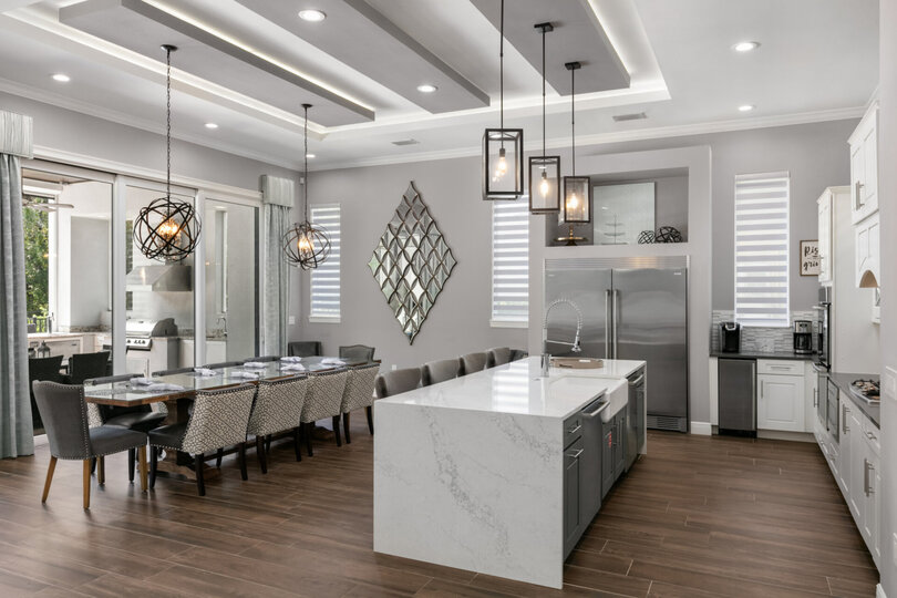 Prepare delicious meals in this spacious kitchen