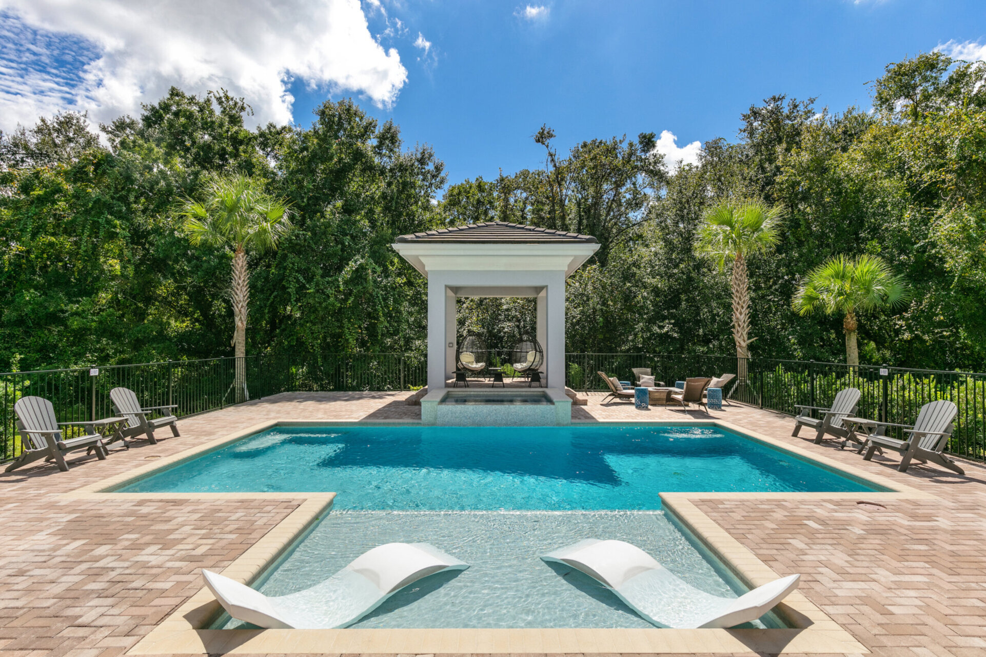 Cool off on a ledge lounger