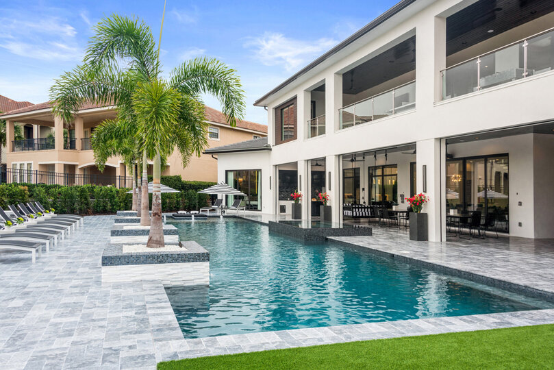Soak up the sun in Reunion Resort's largest 70-Feet custom-built southwest-facing pool