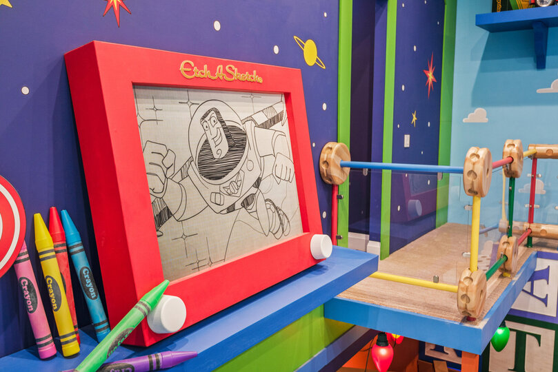 Kids will be overjoyed when walking into their playroom