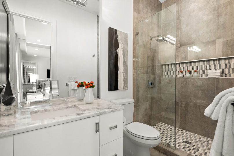 Ensuite bathroom with walk-in shower