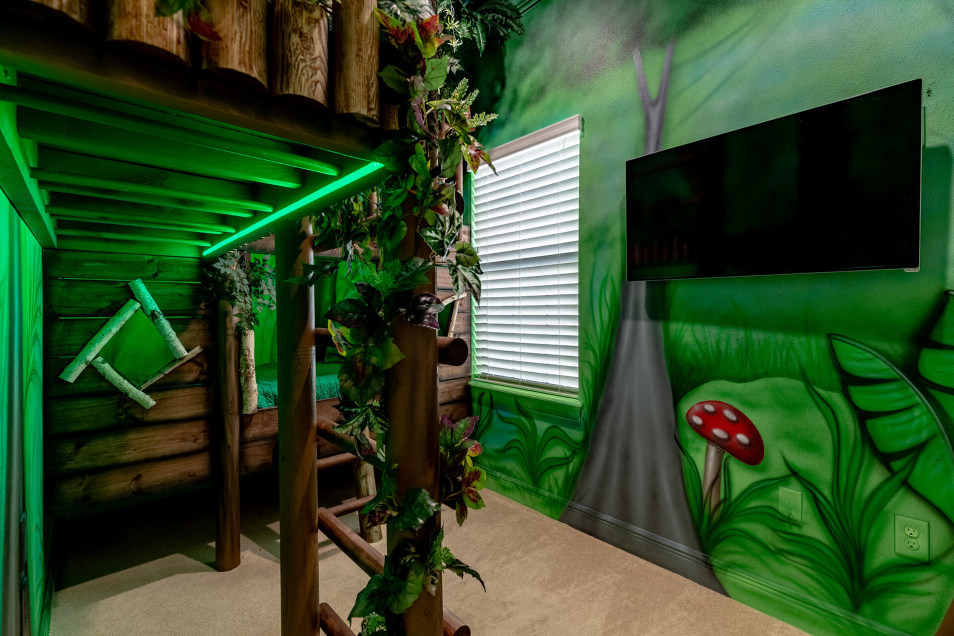 A SMART TV for after-theme park enjoyment