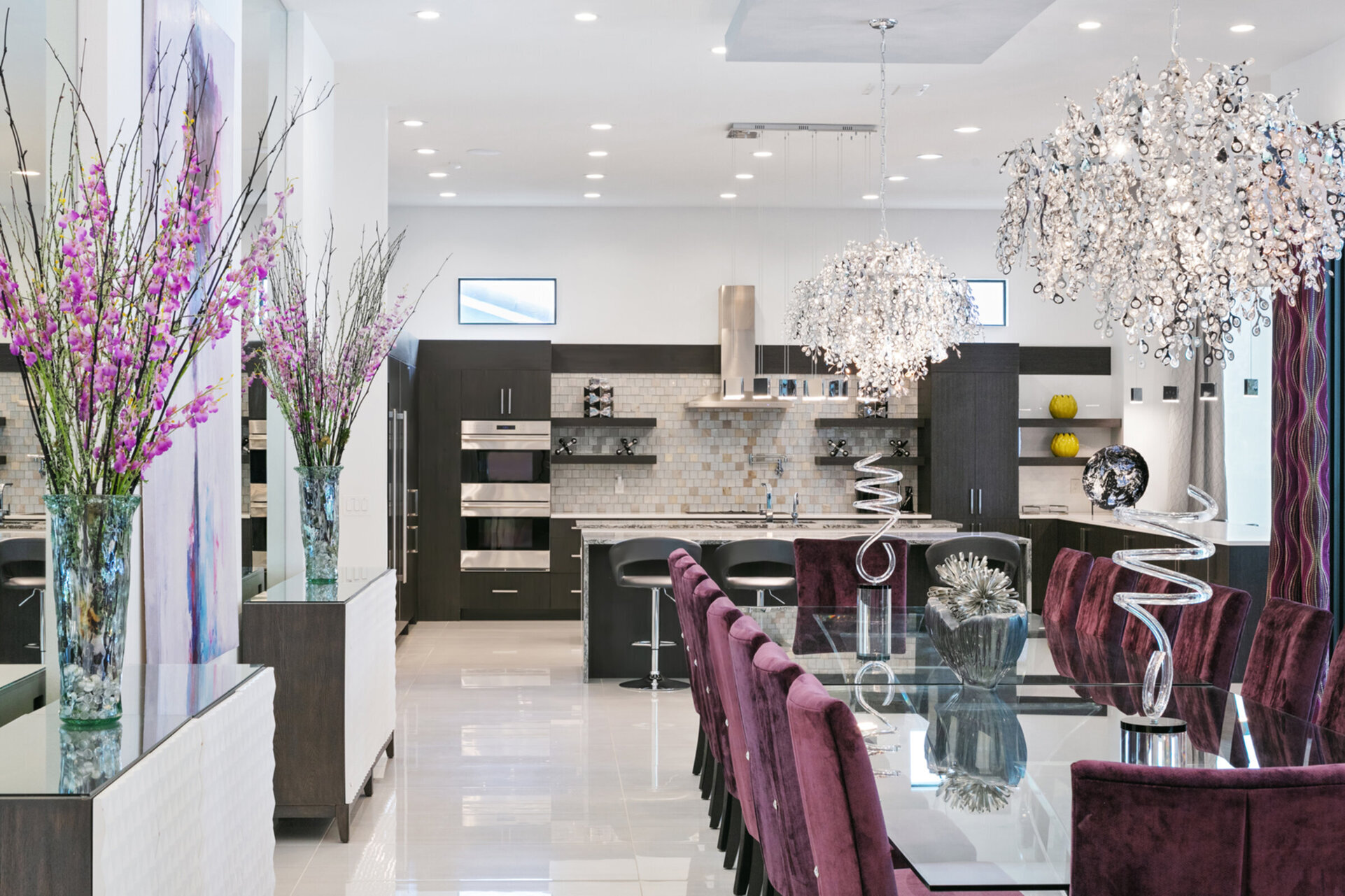 Beautifully design to dining area