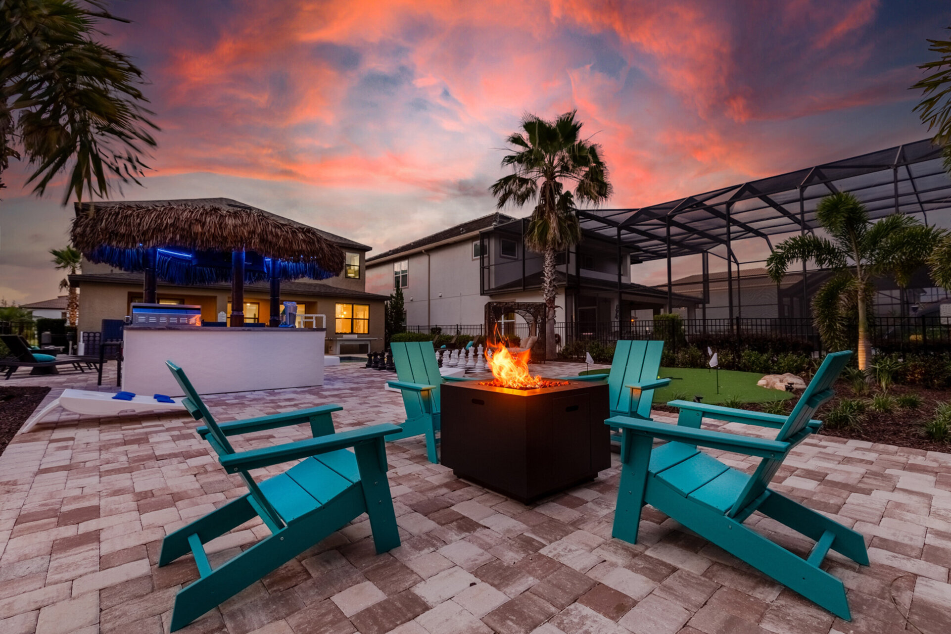 Sit around the fire pit when it starts to get cooler out 
Disclaimer: Firepit(s) not allowed for guest use, homeowner use only.